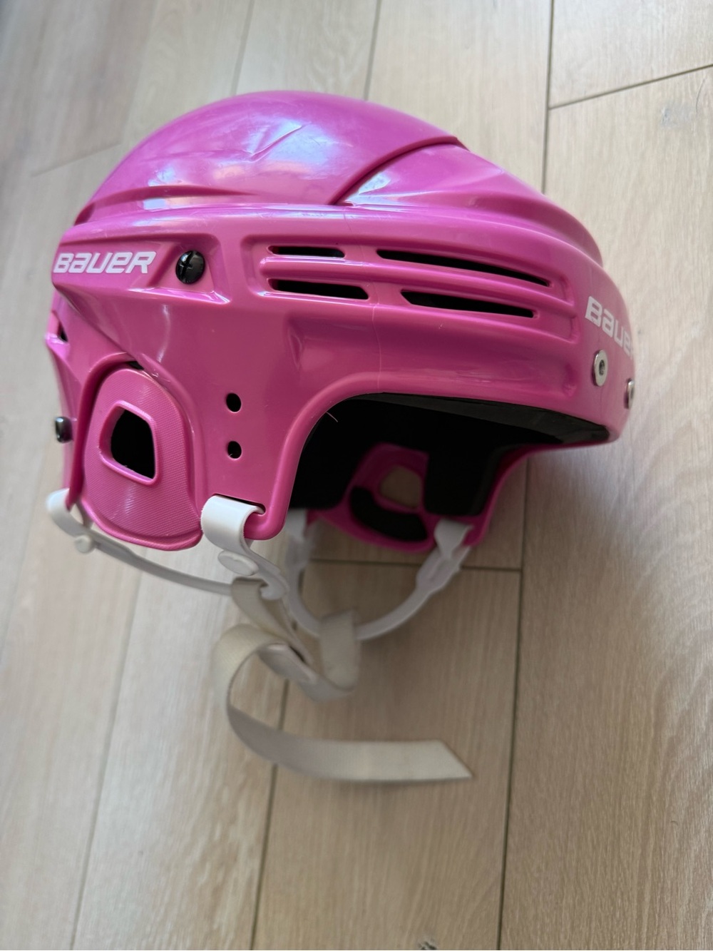 Pink Bauer 2100 Series (Model BHH2100S) Small Ice Hockey Helmet Kids